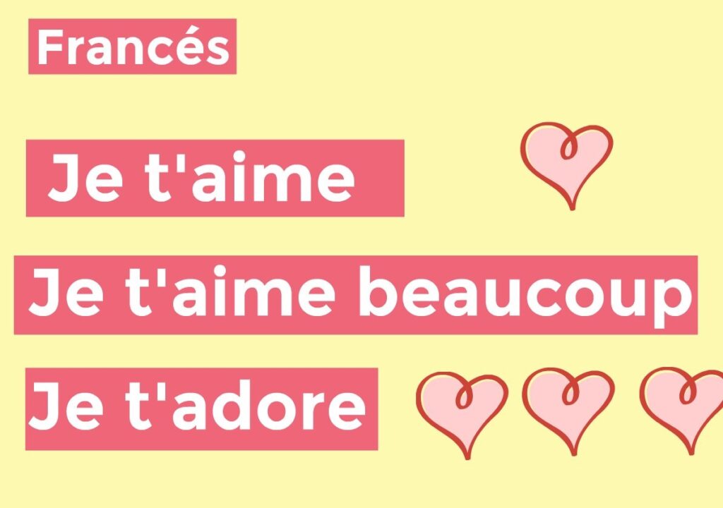 frases de amor en francés