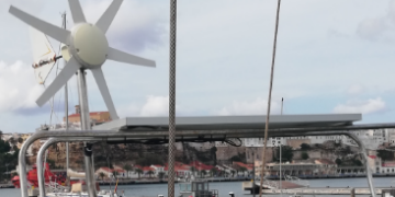 Generar energía en una embarcación