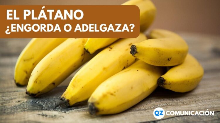 el platano engorda