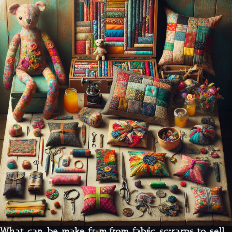 10 Ideas Creativas y Rentables para Transformar Retazos de Tela en Productos para Vender