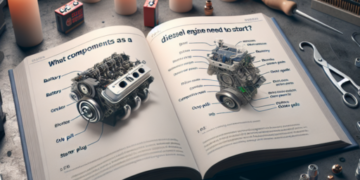 ¿Qué elementos necesita un motor diésel para encender?