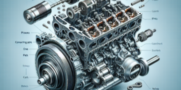 ¿Cuáles son las principales partes móviles del motor?