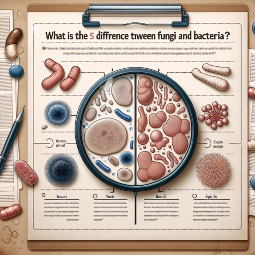 ¿Cuáles son las cinco diferencias entre hongos y bacterias?