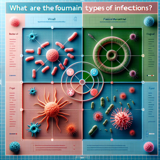 ¿Cuáles son los cuatro tipos principales de infecciones?