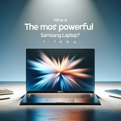 ¿Cuál es la laptop más potente de Samsung?