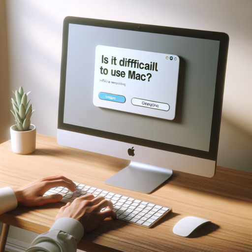 ¿Es difícil usar Mac?