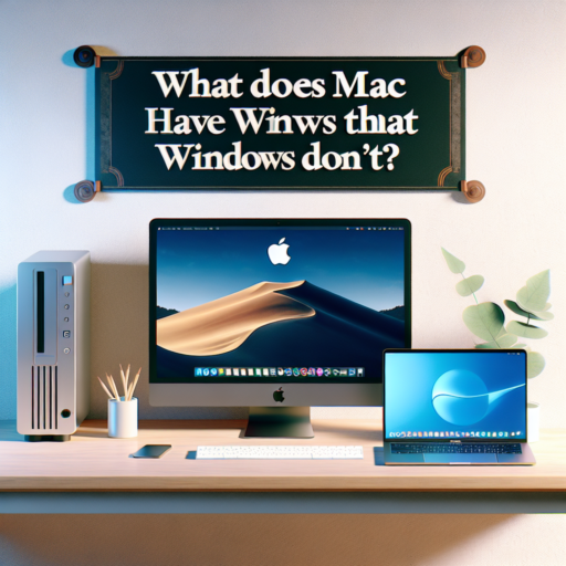 ¿Que tiene Mac que no tiene Windows?